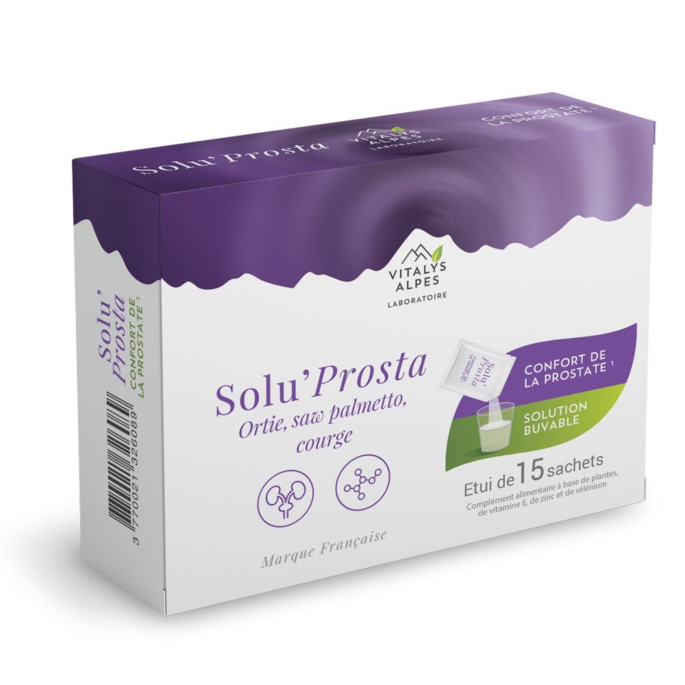 Complément alimentaire Soluprosta pour le confort de la prostate