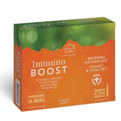 unidoses à boire Immunoboost pour renforcer les défenses immunitaires