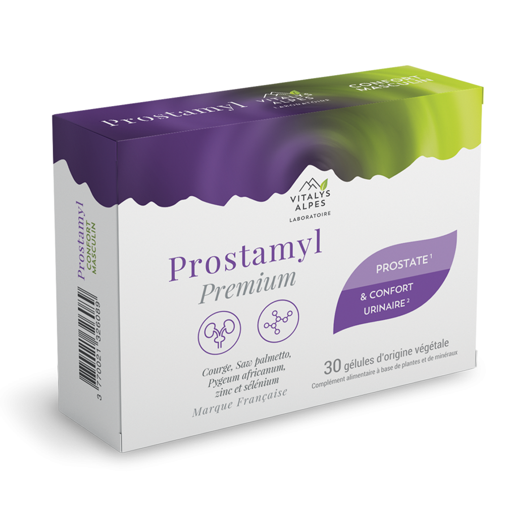 Complément alimentaire Prostamyl pour le confort urinaire chez l'homme