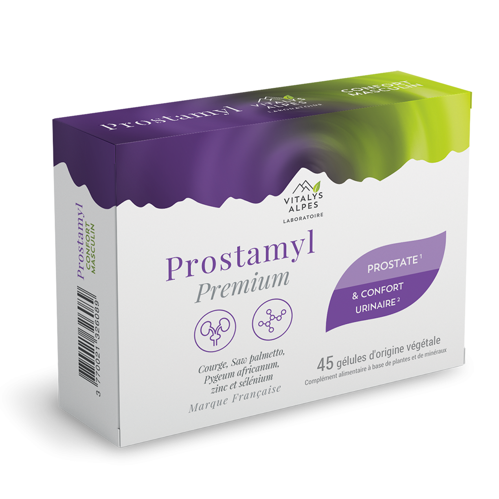 Complément alimentaire Prostamyl pour le confort urinaire chez l'homme