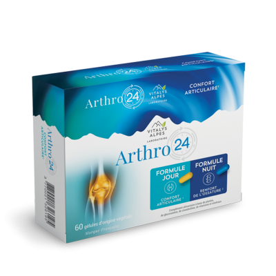 Complément alimentaire Arthro 24 pour favoriser le confort articulaire