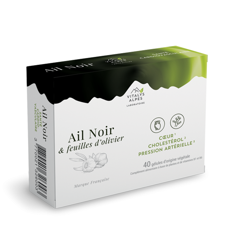 Complément alimentaire Ail noir pour la protection du coeur et des artères