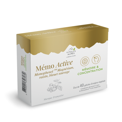 mémo active est un complément alimentaire pour la mémoire vitalys alpes