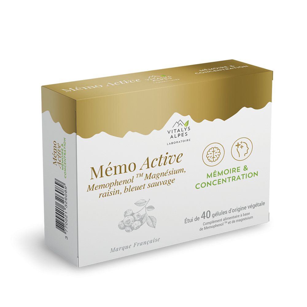 mémo active est un complément alimentaire pour la mémoire vitalys alpes