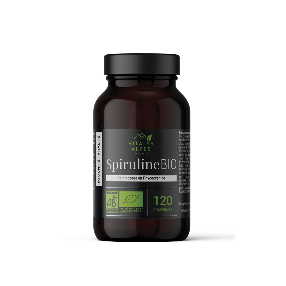 Spiruline Bio soutient la vitalité et accompagner les défenses naturelles de l’organisme.