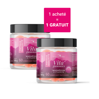 Délicieuse gummies vitalité au magnésium
