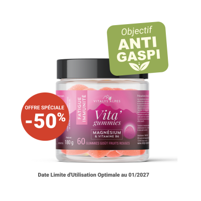 Délicieuse gummies vitalité au magnésium